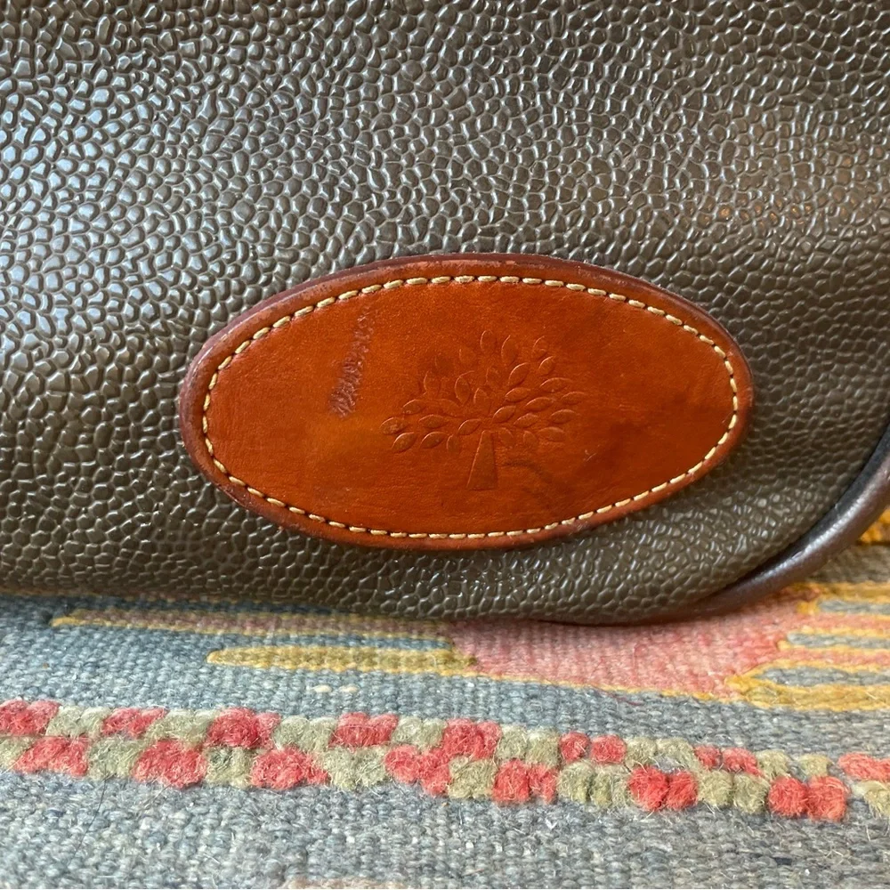 Rare Vintage Mulberry 2 wheel rolling carryon duffle bag